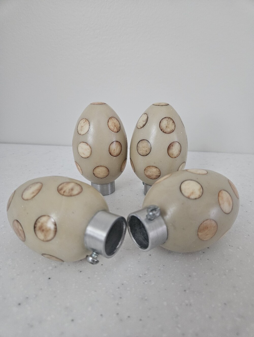 Ikea Index Agg Curtain Rod Finials Egg Shaped